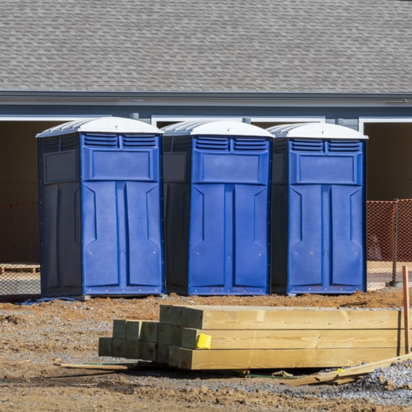 is there a specific order in which to place multiple porta potties in Cane Valley Kentucky